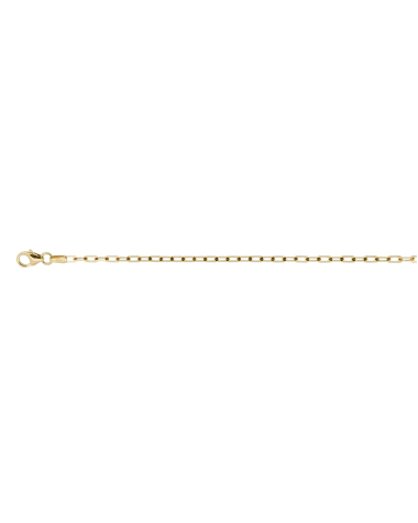 18CT Y/G FLAT GREEK 2.1mm/45cm